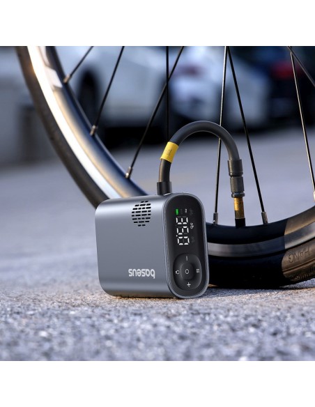
Elektrinis dviračio siurblys su ekranu 1500mAh 150 psi 45W - juodas
