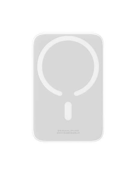 
„Airpow“ 6000mAh 20W magnetinė išorinė baterija su „Baseus Simple USB-C“ laidu - USB-C 30 cm - balta
