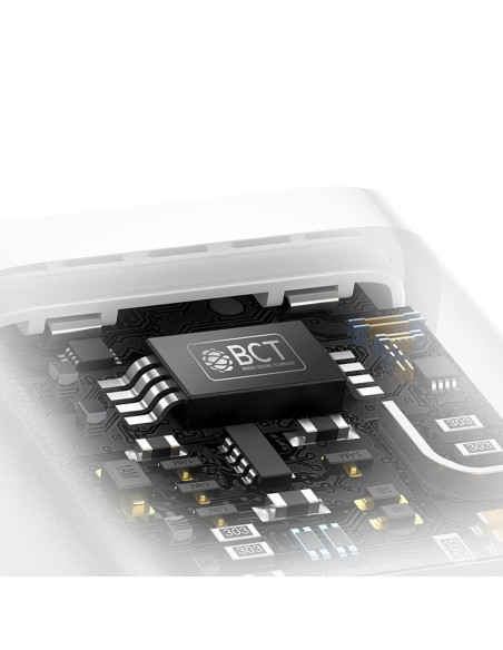 
USB-C GaN5 30W sieninis įkroviklis su 100W 1m USB-C laidu – baltas

