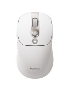 
Belaidė pelė su įkraunamo akumuliatoriaus indikatoriumi, 4000DPI, 800mAh, 2.4GHz, BT – balta

