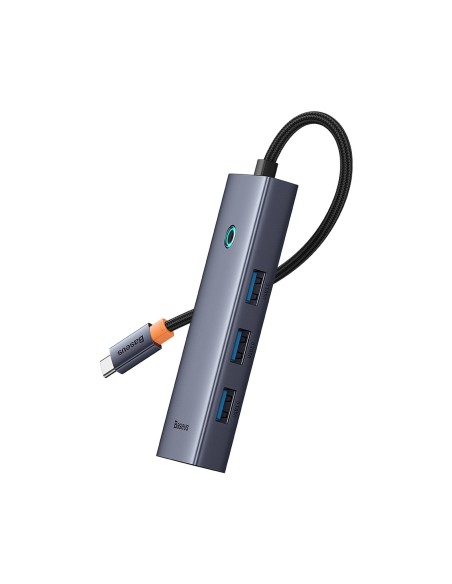 
ŠAKOTĖLIS 5 viename skirstytuvas USB-C į HDMI USB-A USB-C PD 4K - pilkas
