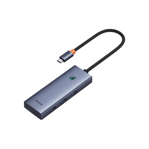 
ŠAKOTĖLIS 5 viename skirstytuvas USB-C į HDMI USB-A USB-C PD 4K - pilkas
