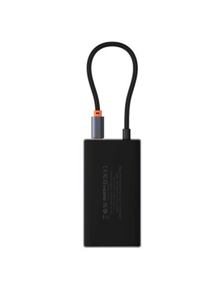 
USB-C į 4x USB-A šakotuvo skirstytuvas – pilkas
