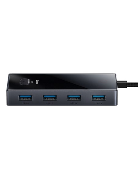 
USB-C į 4x USB-A šakotuvo skirstytuvas – pilkas
