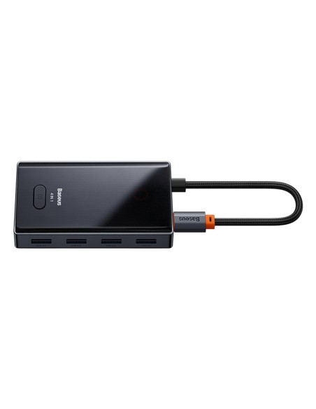 
USB-C į 4x USB-A šakotuvo skirstytuvas – pilkas
