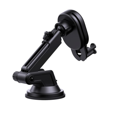
„Gravity“ automobilio laikiklis su indukciniu išmaniojo telefono įkrovikliu ir siurbtuku, 15 W – juodas
