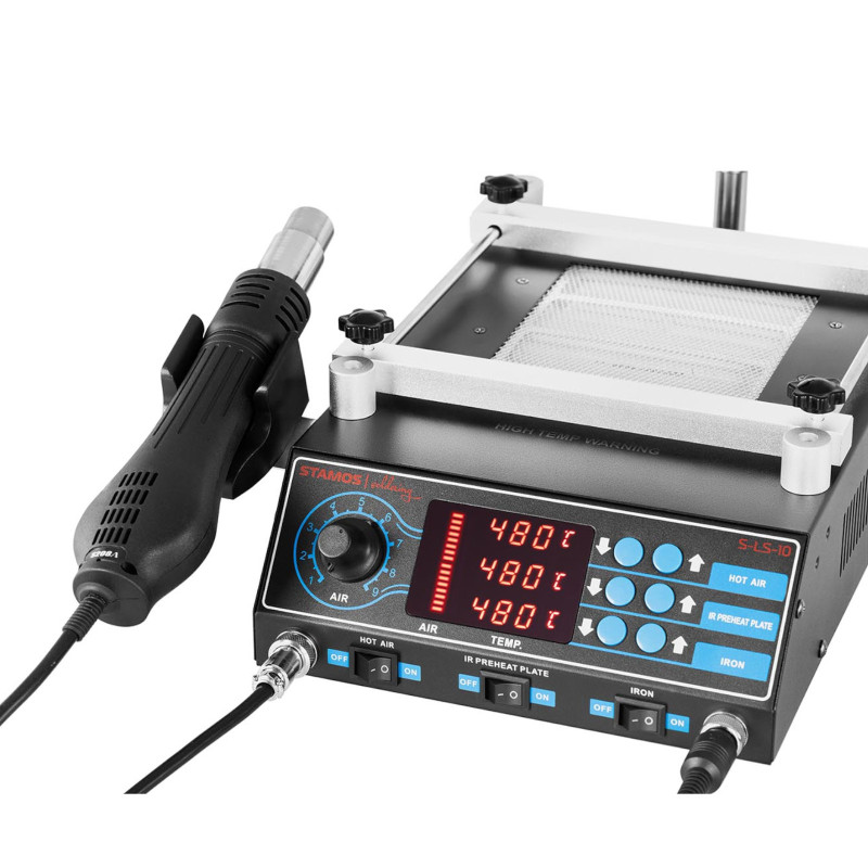 Karšto oro pašildytuvas Stamos Soldering S-LS-10 Basic litavimo stotis