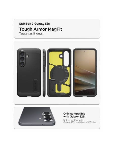 
„Samsung Galaxy S26 Tough Armor MagSafe“ dėklas – juodas
