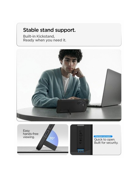 
„Samsung Galaxy S26 Tough Armor MagSafe“ dėklas – juodas
