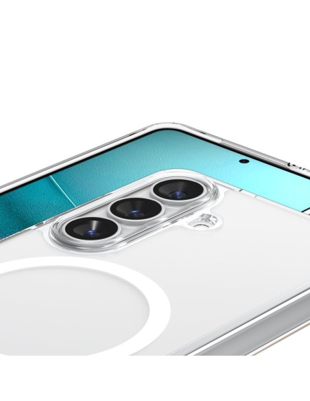 
„Samsung Galaxy S26 Ultra Hybrid MagSafe“ dėklas – skaidrus ir baltas
