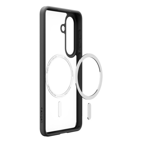 
„Samsung Galaxy S26 Ultra Hybrid MagSafe“ dėklas – permatomas juodas
