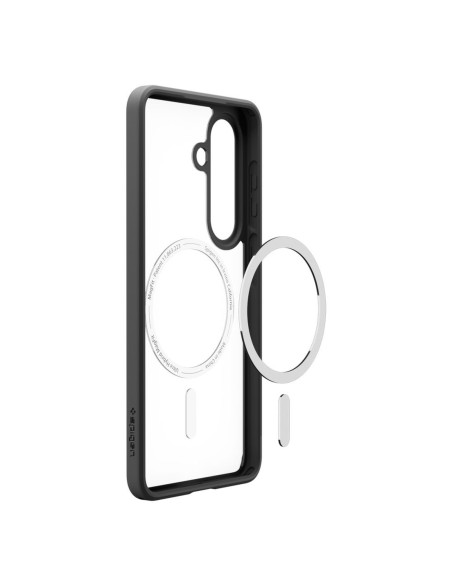 
„Samsung Galaxy S26 Ultra Hybrid MagSafe“ dėklas – permatomas juodas
