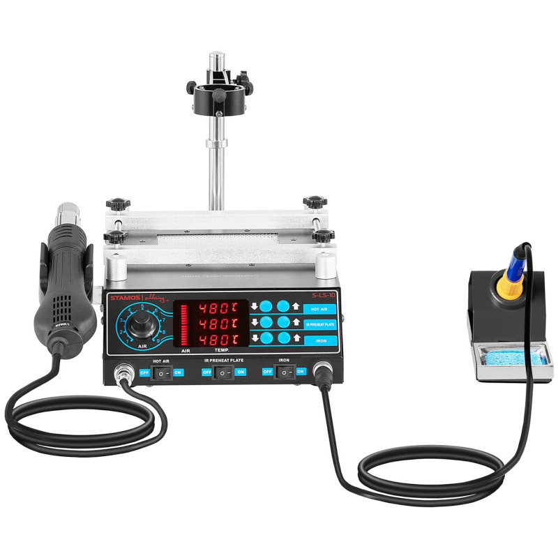 Karšto oro pašildytuvas Stamos Soldering S-LS-10 Basic litavimo stotis