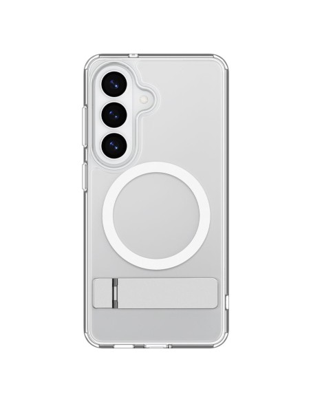 
„Samsung Galaxy S26 Ultra Hybrid S MagSafe“ dėklas – skaidrus ir baltas
