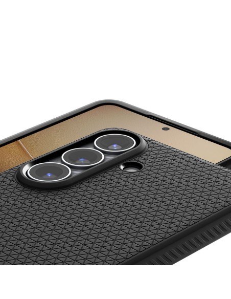 
„Samsung Galaxy S26+ Liquid Air“ dėklas – matinės juodos spalvos
