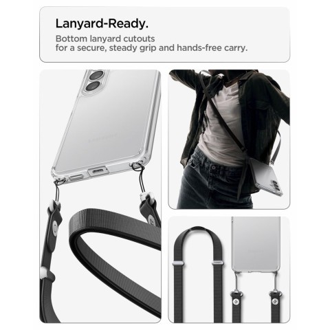 
„Samsung Galaxy S26+ Ultra Hybrid“ dėklas – skaidrus
