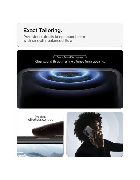
„Samsung Galaxy S26+ Ultra Hybrid MagSafe“ dėklas – permatomas juodas
