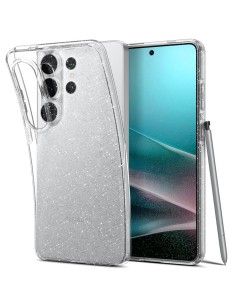 
„Samsung Galaxy S26 Ultra“ skystųjų kristalų blizgučių dėklas – blizgus ir skaidrus
