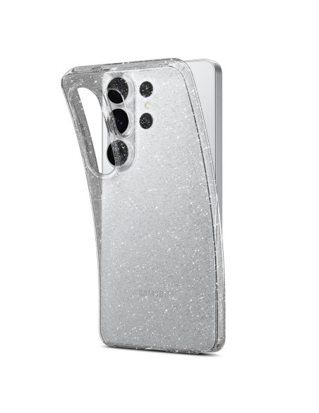 
„Samsung Galaxy S26 Ultra“ skystųjų kristalų blizgučių dėklas – blizgus ir skaidrus
