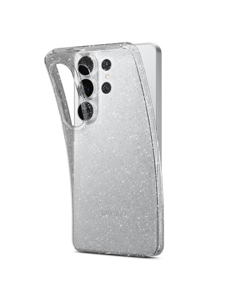
„Samsung Galaxy S26 Ultra“ skystųjų kristalų blizgučių dėklas – blizgus ir skaidrus
