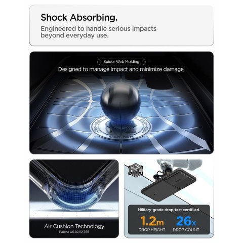 
„Samsung Galaxy S26 Ultra Optic Armor“ dėklas – juodas
