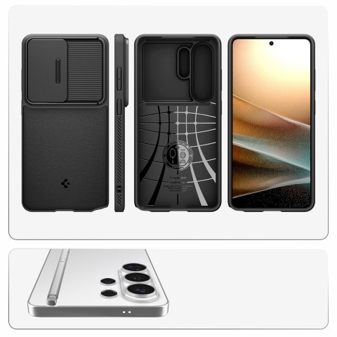 
„Samsung Galaxy S26 Ultra Optic Armor“ dėklas – juodas
