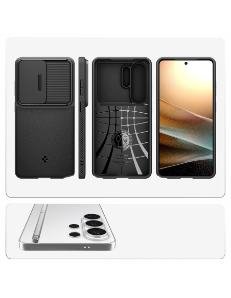 
„Samsung Galaxy S26 Ultra Optic Armor“ dėklas – juodas
