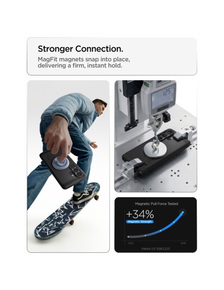 
„Samsung Galaxy S26 Ultra Tough Armor MagSafe“ dėklas – juodas
