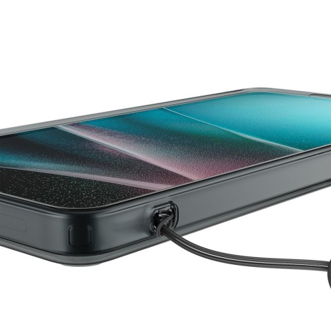 
„Samsung Galaxy S26 Ultra Ultra Hybrid“ dėklas – skaidrus juodas
