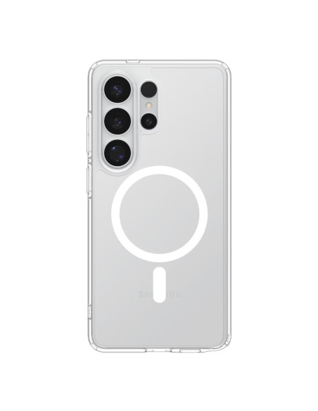 
„Samsung Galaxy S26 Ultra Ultra Hybrid MagSafe“ dėklas – skaidrus ir baltas
