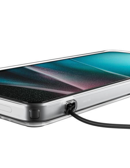 
„Samsung Galaxy S26 Ultra Ultra Hybrid MagSafe“ dėklas – skaidrus ir baltas

