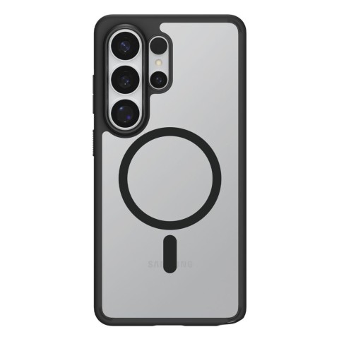 
„Samsung Galaxy S26 Ultra Ultra Hybrid MagSafe“ dėklas – permatomas juodas
