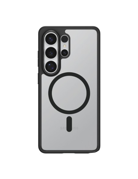 
„Samsung Galaxy S26 Ultra Ultra Hybrid MagSafe“ dėklas – permatomas juodas
