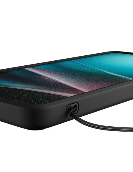 
„Samsung Galaxy S26 Ultra Ultra Hybrid MagSafe“ dėklas – permatomas juodas
