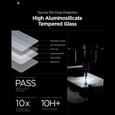 
Grūdintas stiklas, skirtas „Samsung Galaxy S26 Ultra“ su „Glas.Tr Ez Fit Pro HD“ aplikatoriumi
