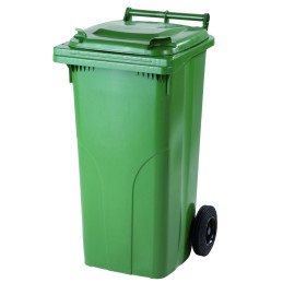 Atliekų ir šiukšlių konteineris SERTIFIKATAI Europlast Austria - žalias 120L