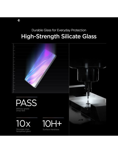 
Samsung Galaxy S26 Ultra apsauginis stiklas nuo atspindžių su Glas.Tr Ez Fit Pro apsauginiu aplikatoriumi nuo atspindži...