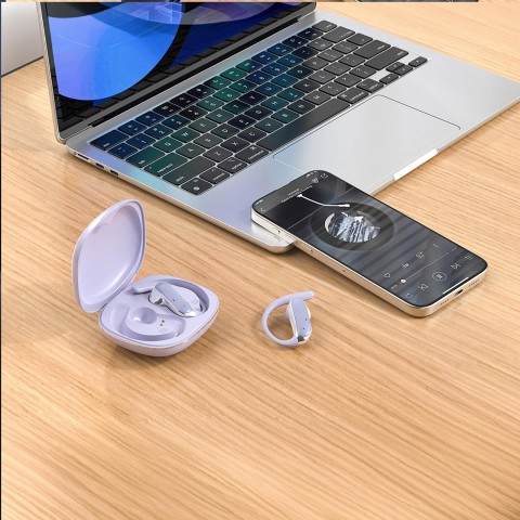 
U17Z „Bluetooth OWS“ belaidės ausinės – violetinės
