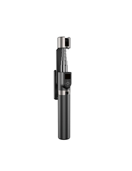 
Asmenukių lazda su trikoju ir „Bluetooth“ nuotolinio valdymo pultu 1,1 m - juoda
