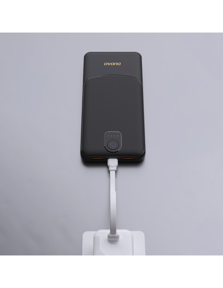 
Išorinė baterija 20000mAh USB-A K10Pro 2.4A - juoda
