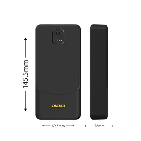 
Išorinė baterija 20000mAh USB-A K10Pro 2.4A - juoda
