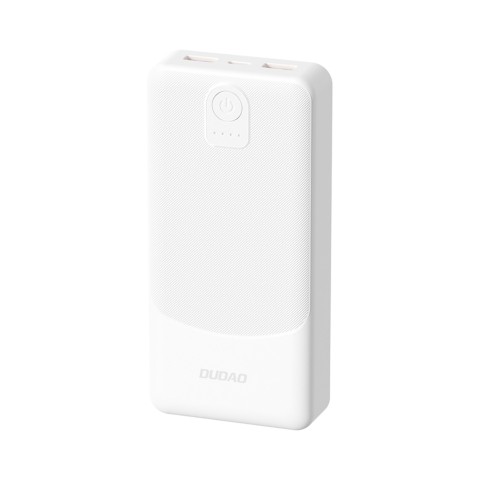 
20000mAh USB-A K10Pro 2.4A nešiojama baterija - balta
