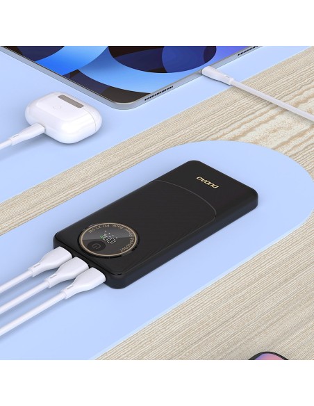 
Nešiojamoji baterija 20000mAh USB-A USB-C K12Pro 22.5W PD - juoda
