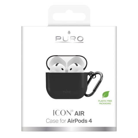 
„AirPods 4 Icon“ dėklas – juodas
