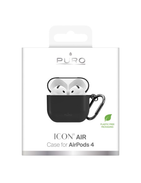 
„AirPods 4 Icon“ dėklas – juodas
