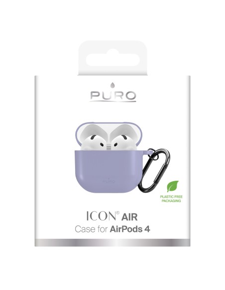 
„AirPods 4 Icon“ dėklas – violetinis
