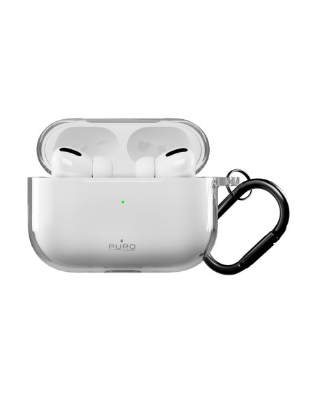 
„AirPods Pro 3 0.3“ ausinių dėklas – permatomas, nuogo spalvos

