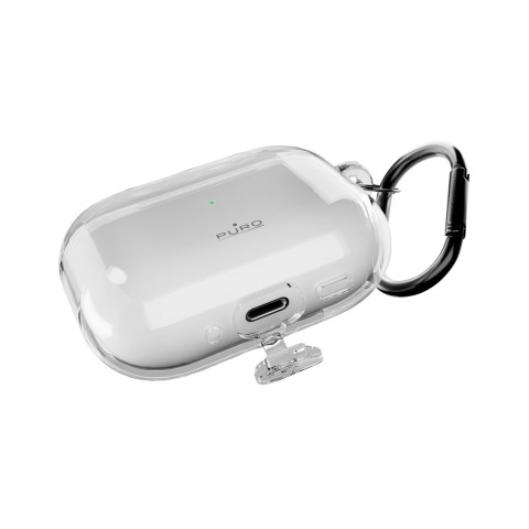 
„AirPods Pro 3 0.3“ ausinių dėklas – permatomas, nuogo spalvos
