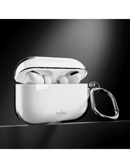 
„AirPods Pro 3 0.3“ ausinių dėklas – permatomas, nuogo spalvos
