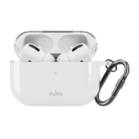 
„AirPods Pro 3 0.3“ ausinių dėklas – permatomas, nuogo spalvos
